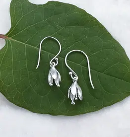 Indonesia Earrings Petit Flower Sterling Silver - Indonesia