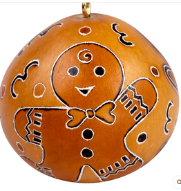 Peru Ornament Gourd Ginger Bread Gold - Peru