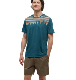Canada T-Shirt L Retro Juniper Seaport Heather Midnight Blue Large