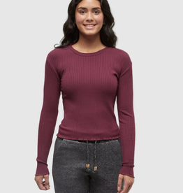 Canada Sweater W Newell Longsleeve Deep Burgundy Large