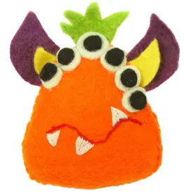 Nepal Tooth Monster Orange Munch Pillow   - Nepal