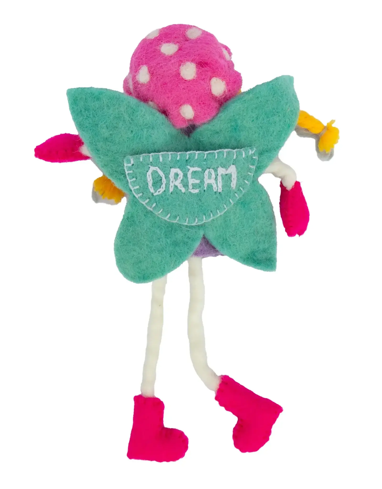 Nepal Dream Tooth Fairy Blond Mushroom Bonnet Pillow - Nepal