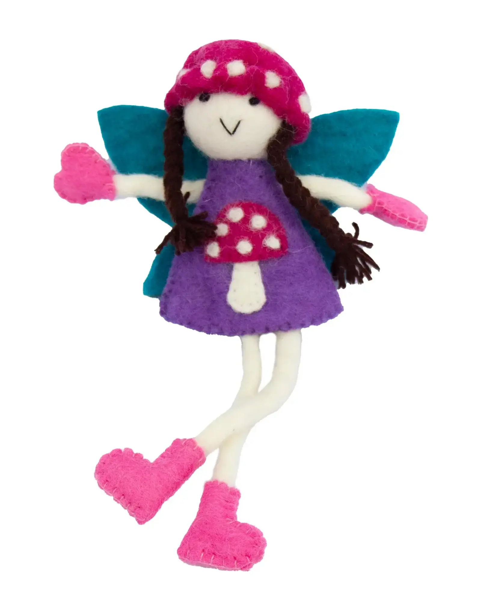 Nepal Tooth Fairy Brunette Mushroom Bonnet - Nepal