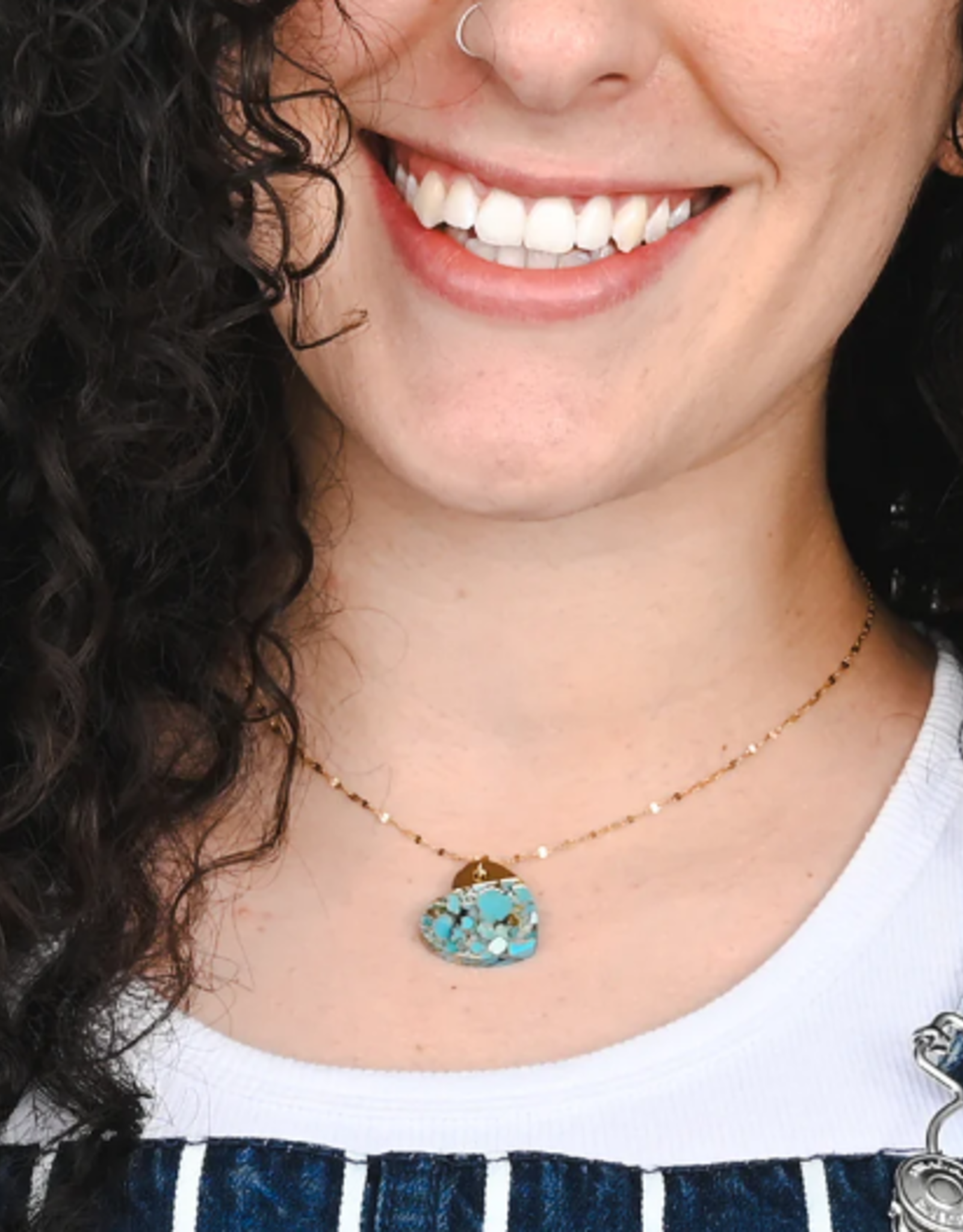 China Necklace Hope Restore Turquoise Heart - China