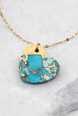 Asia Necklace Hope Restore Turquoise Heart - Asia