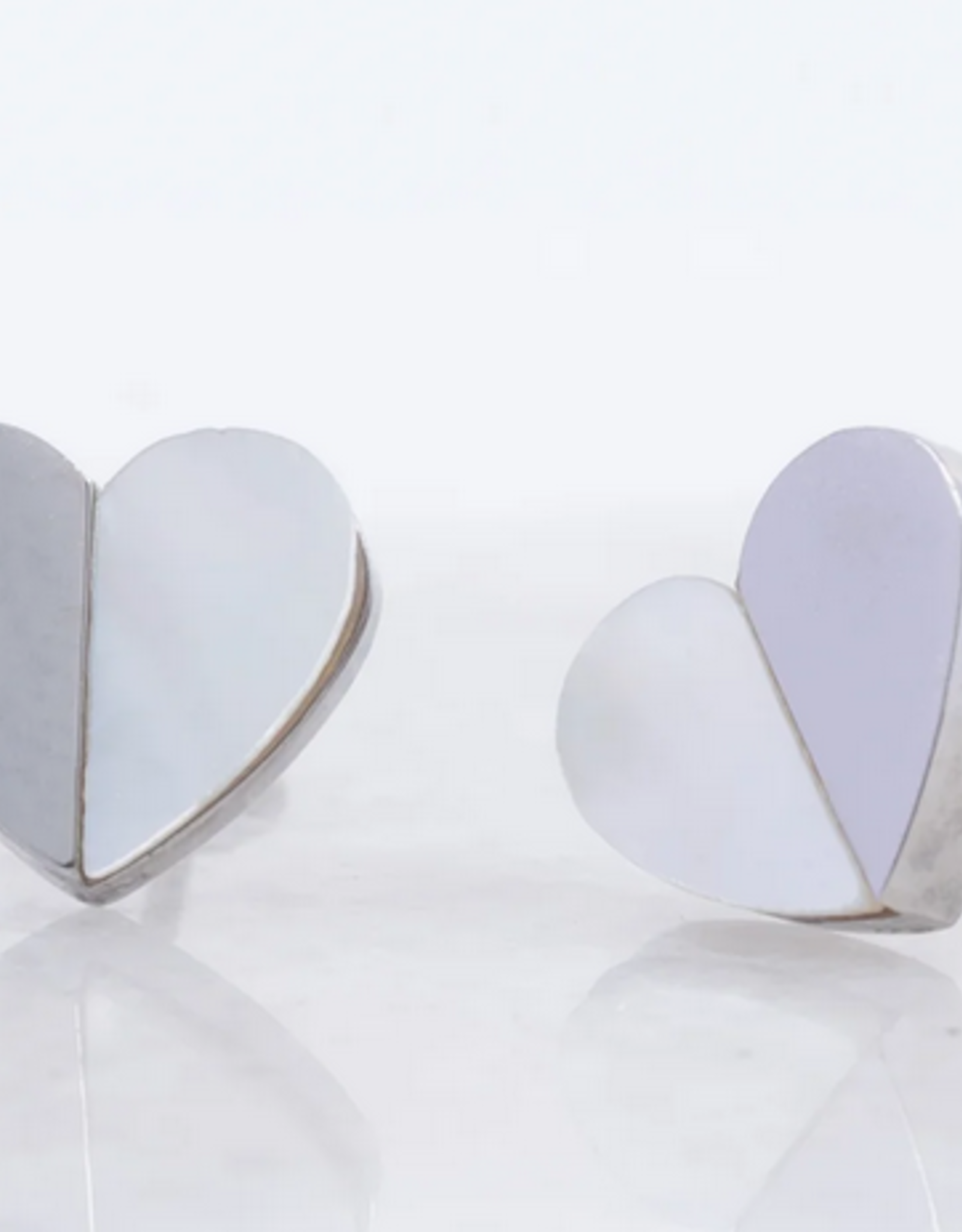 China Earrings Give Hope Gold and Mother of Pearl -  China