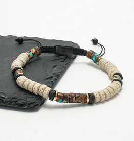 China Bracelet Men's Lava Bead - China