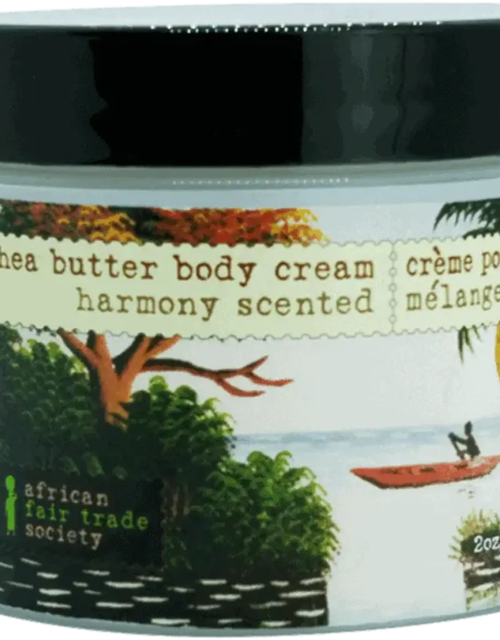 Canada Body Cream Raw Shea Butter Harmony Scented - Senegal and Ghana