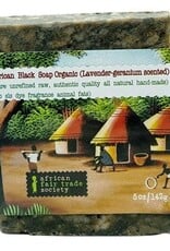 Canada Soap African Black Organic Lavender Geranium - Senegal and Ghana