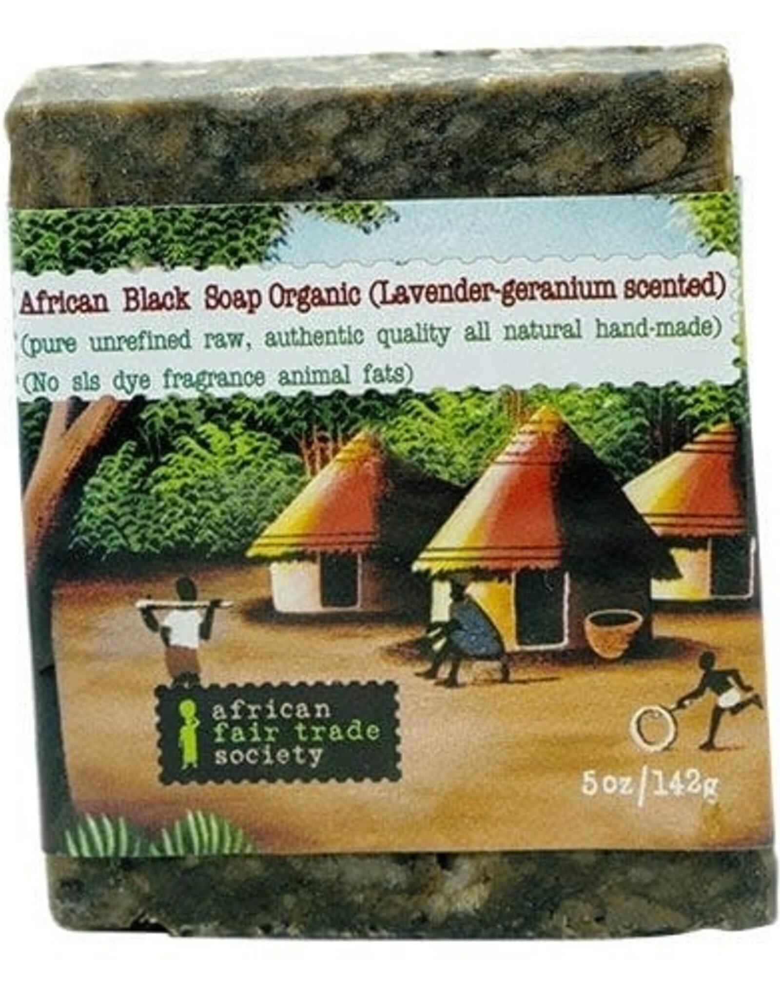 Canada Soap African Black Organic Lavender Geranium - Senegal and Ghana