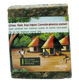 Canada Soap African Black Organic Lavender Geranium - Senegal and Ghana