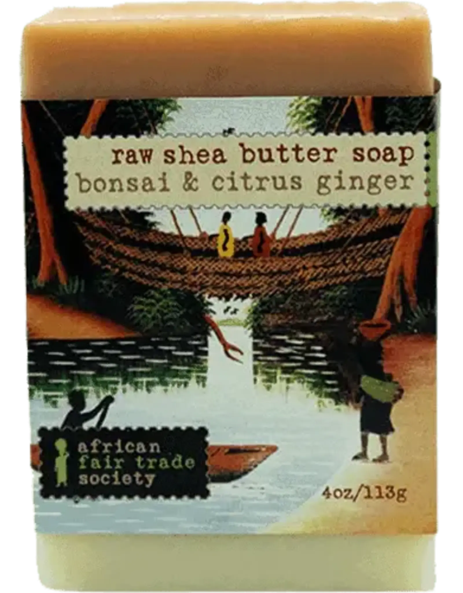 Canada Soap Raw Shea Butter Bonsai and Citrus Ginger - Senegal and Ghana