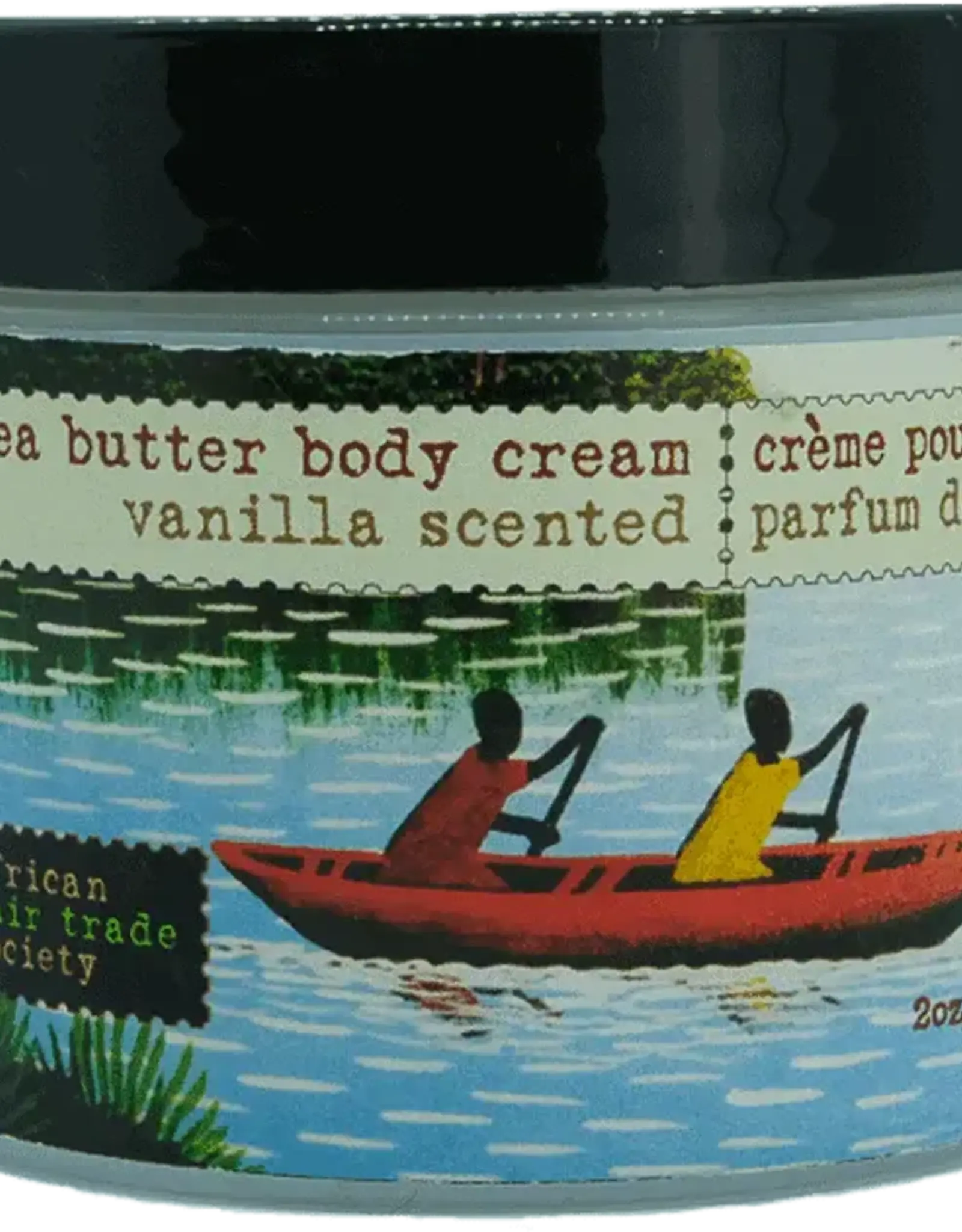 Canada Raw Shea Butter Body Cream Vanilla Scented - Senegal and Ghana