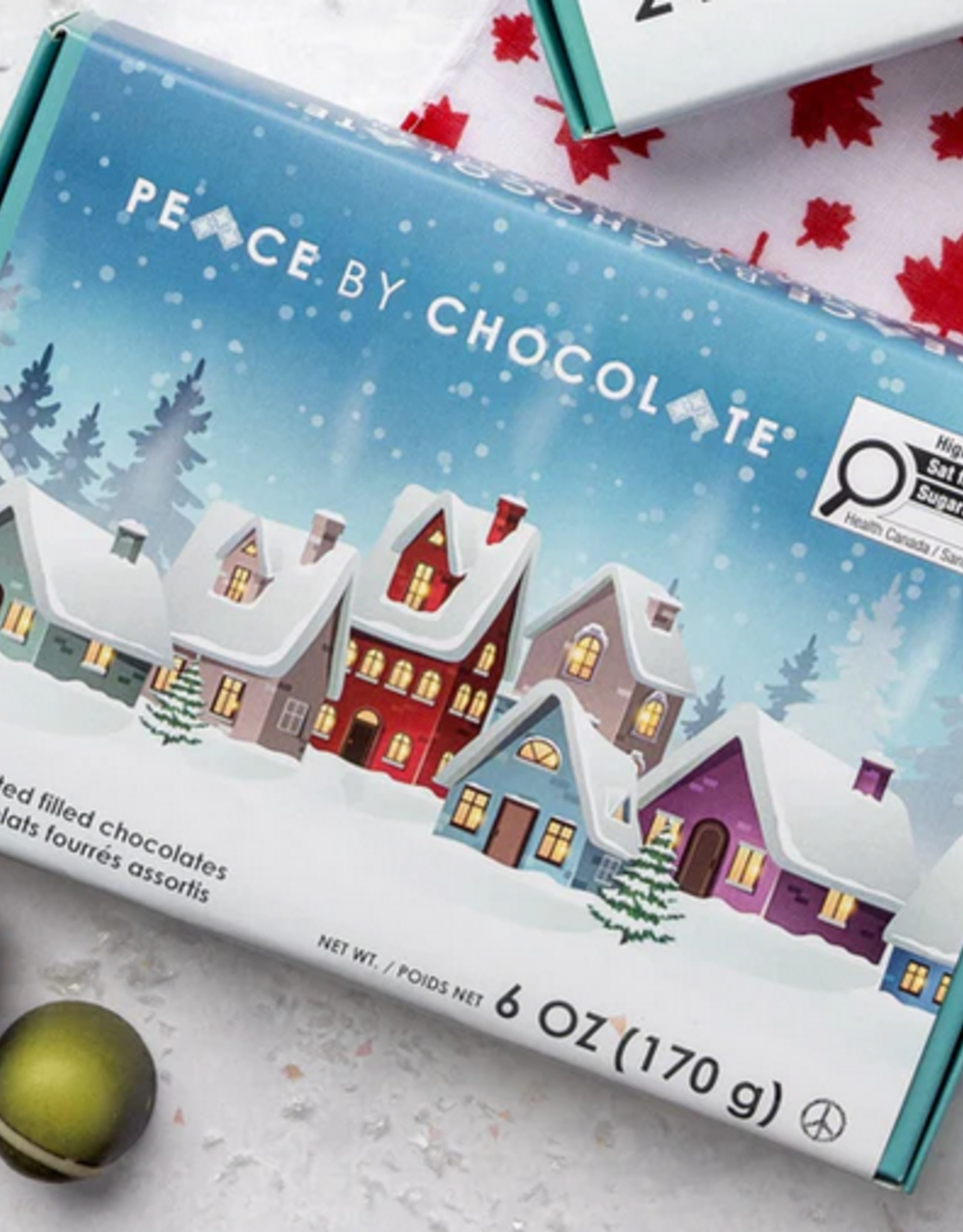 Canada 15 Assorted Holiday Chocolates (160 g) - Peace by Chocolate
