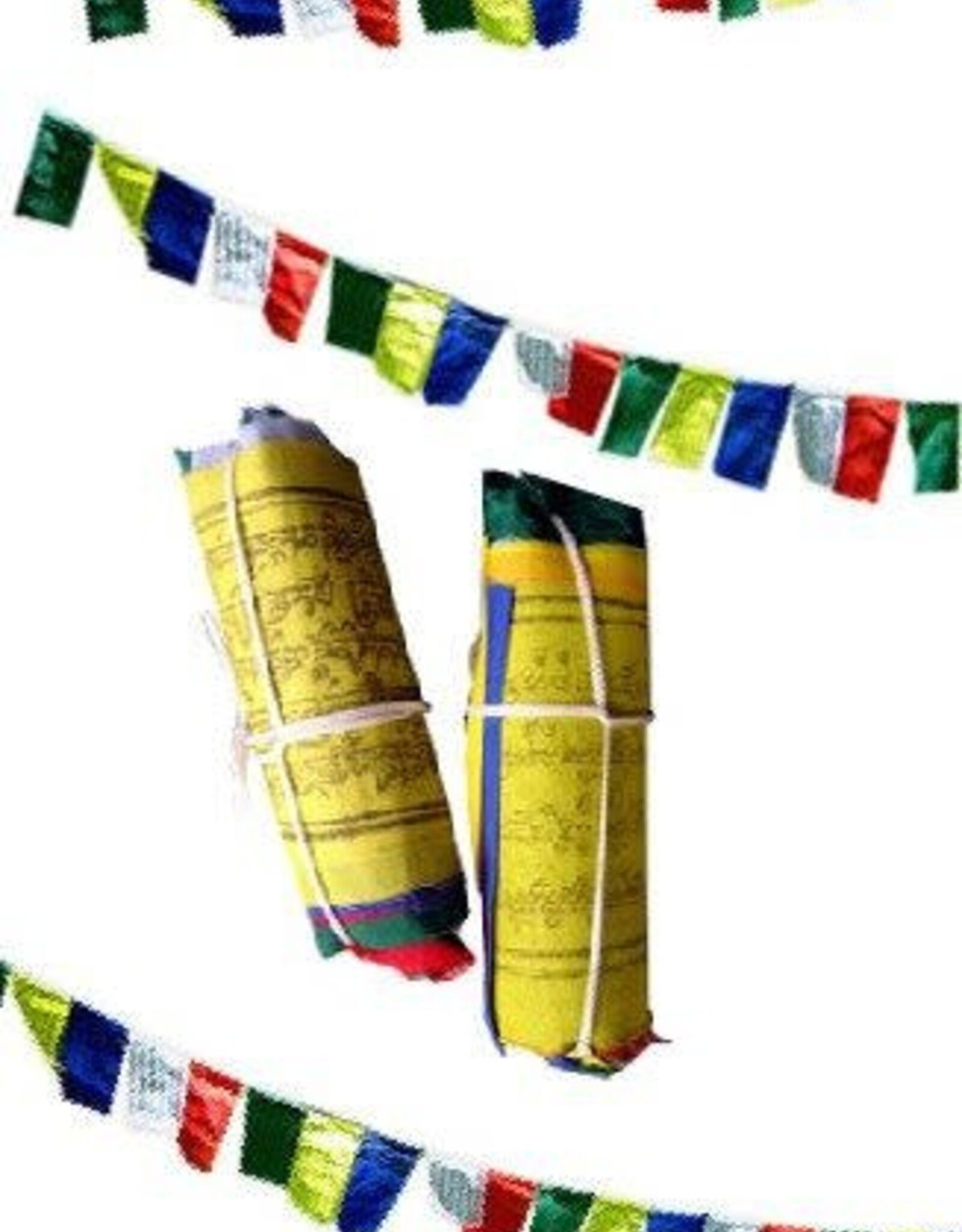 Nepal Small Windhorse Mini Prayer Flag Set of 25 - Nepal