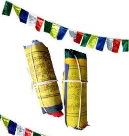 Nepal Small Windhorse Mini Prayer Flag Set of 25 - Nepal