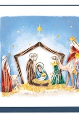 Vietnam Quilling Card Nativity Scene - Vietnam