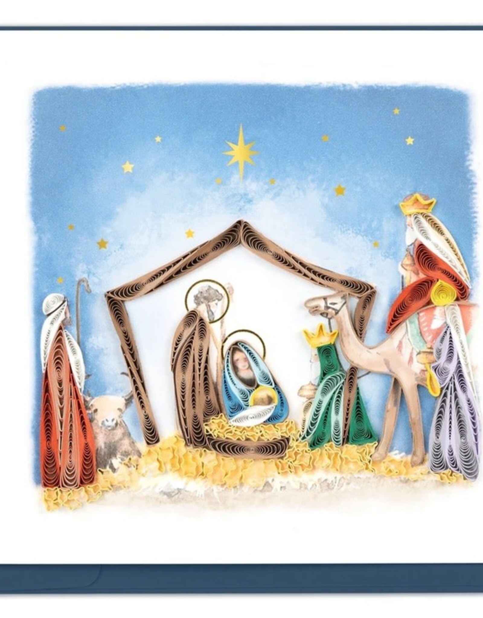 Vietnam Quilling Card Nativity Scene - Vietnam