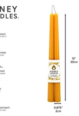 Canada Candle 12" Taper Pair Natural - Canada