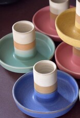 India Candle Holder Colorful Ceramic - Nepal