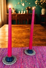 India Candle Holder with Mountain Design - Nepal