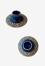 India Candle Holder with Mountain Design - Nepal