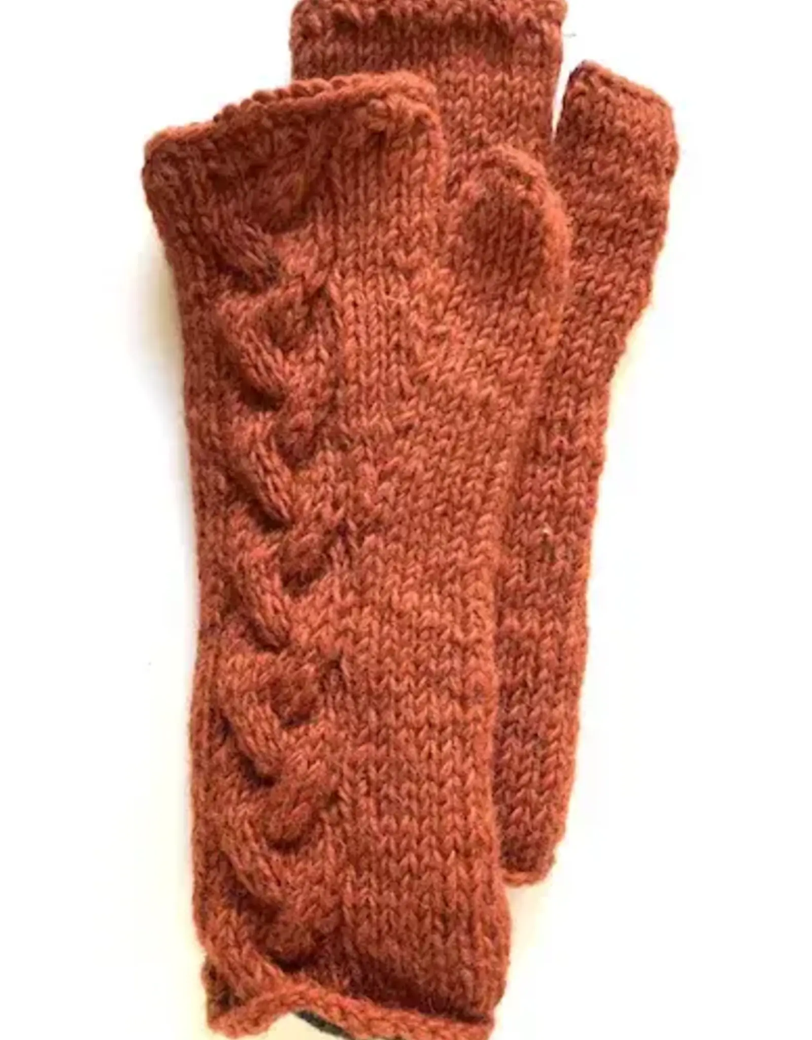Nepal Hand WarmersCable Knit Wool - Nepal