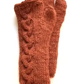 Nepal Hand WarmersCable Knit Wool - Nepal