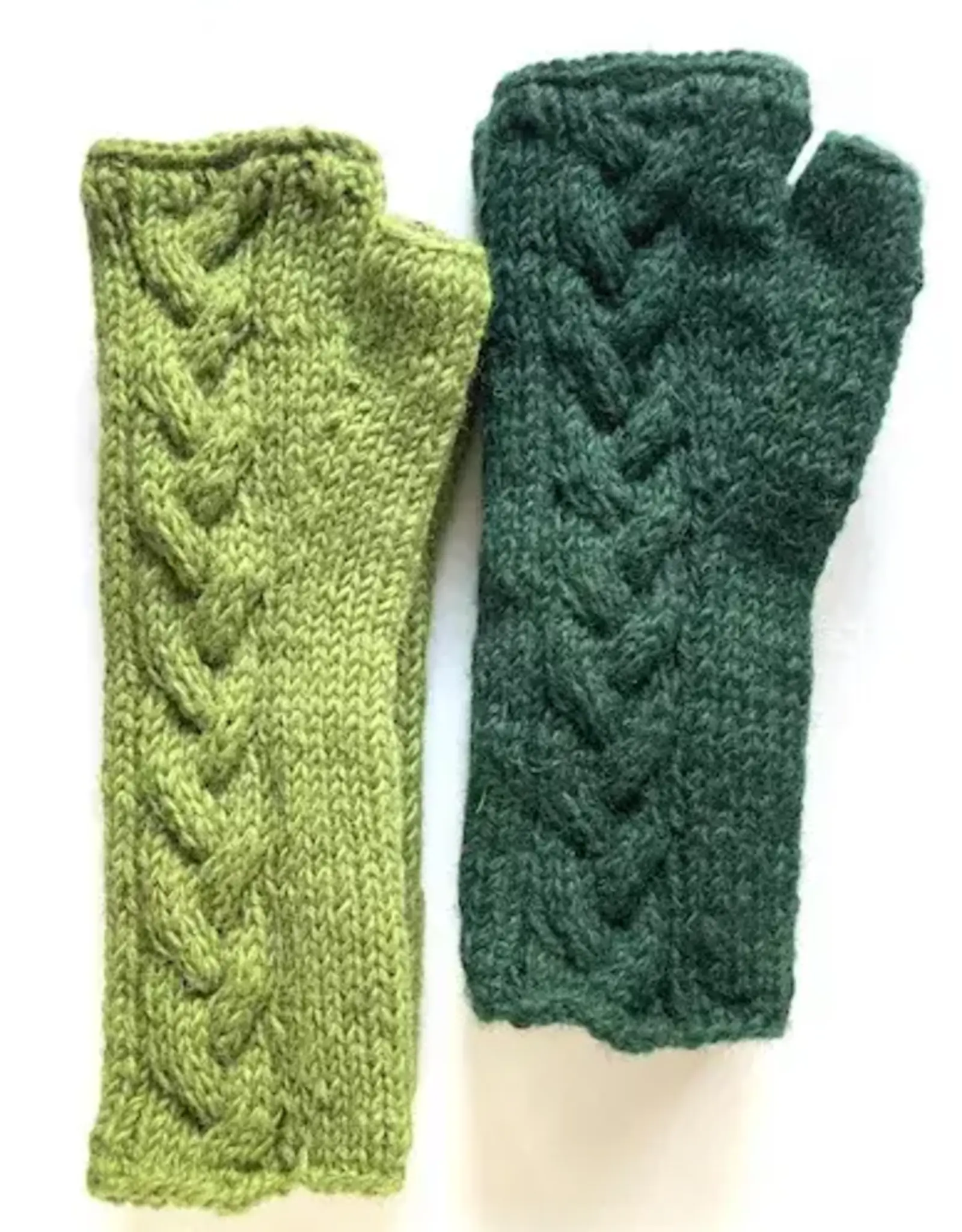 Nepal Hand WarmersCable Knit Wool - Nepal