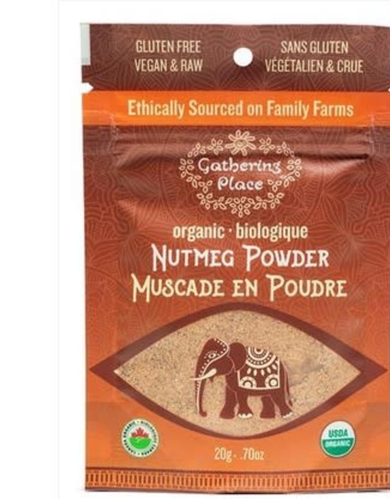 India Nutmeg Powder Organic 20g - India