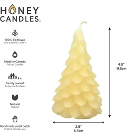 Canada Candle Yule Tree Pearl  - Canada