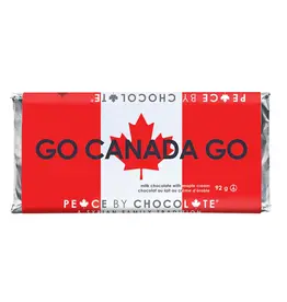 Canada Go Canada Go Bar Milk Chocolate/Maple Cream 92g - Peace By Chocolate