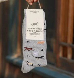 India Socks That Save Horses Grey S - India