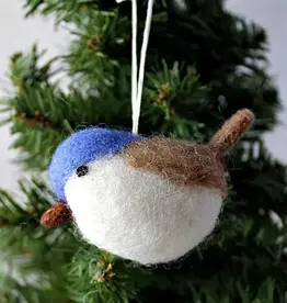 Nepal Ornament Felt Bird - Nepal