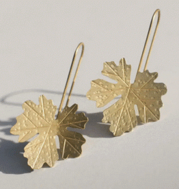 India Earrings Maple Leaf - India