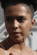 India Earrings Maple Leaf - India