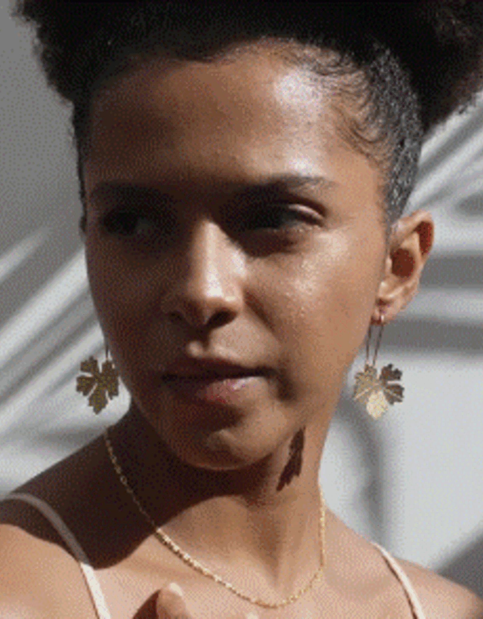 India Earrings Maple Leaf - India