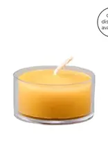 Canada Tealight Candle  Honey 100% Pure Beeswax  - Canada