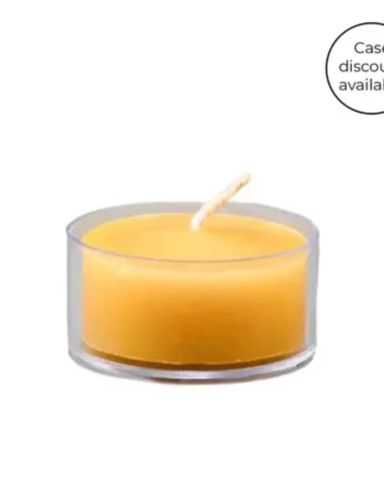 Canada Tealight Candle  Honey 100% Pure Beeswax  - Canada
