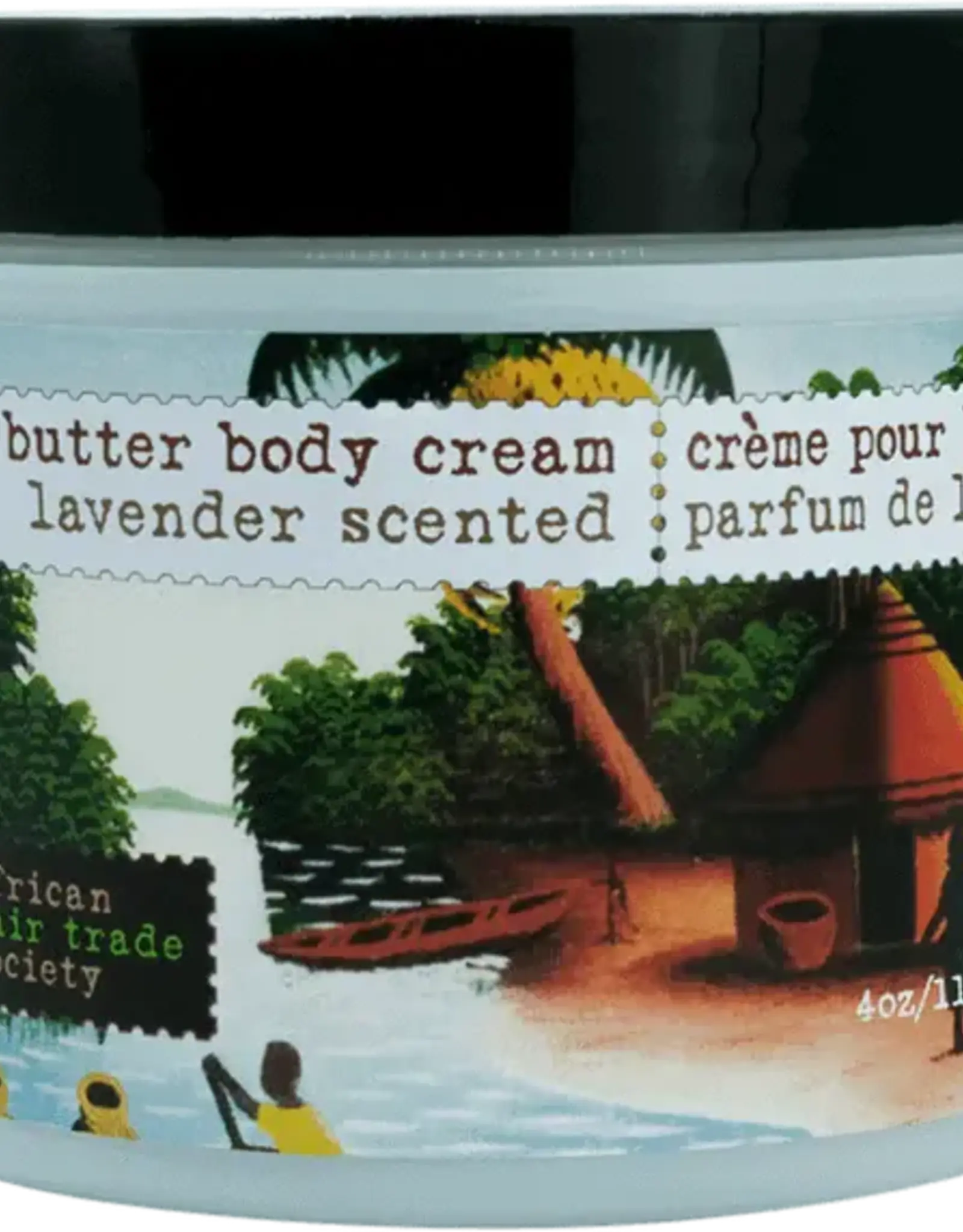 Canada Body Cream Raw Shea Butter Lavender Scented - Senegal and Ghana