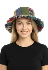 Nepal Hat Hemp Cotton Patchwork  - Nepal