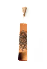 India Bookmark Etched Mandala Copper - India