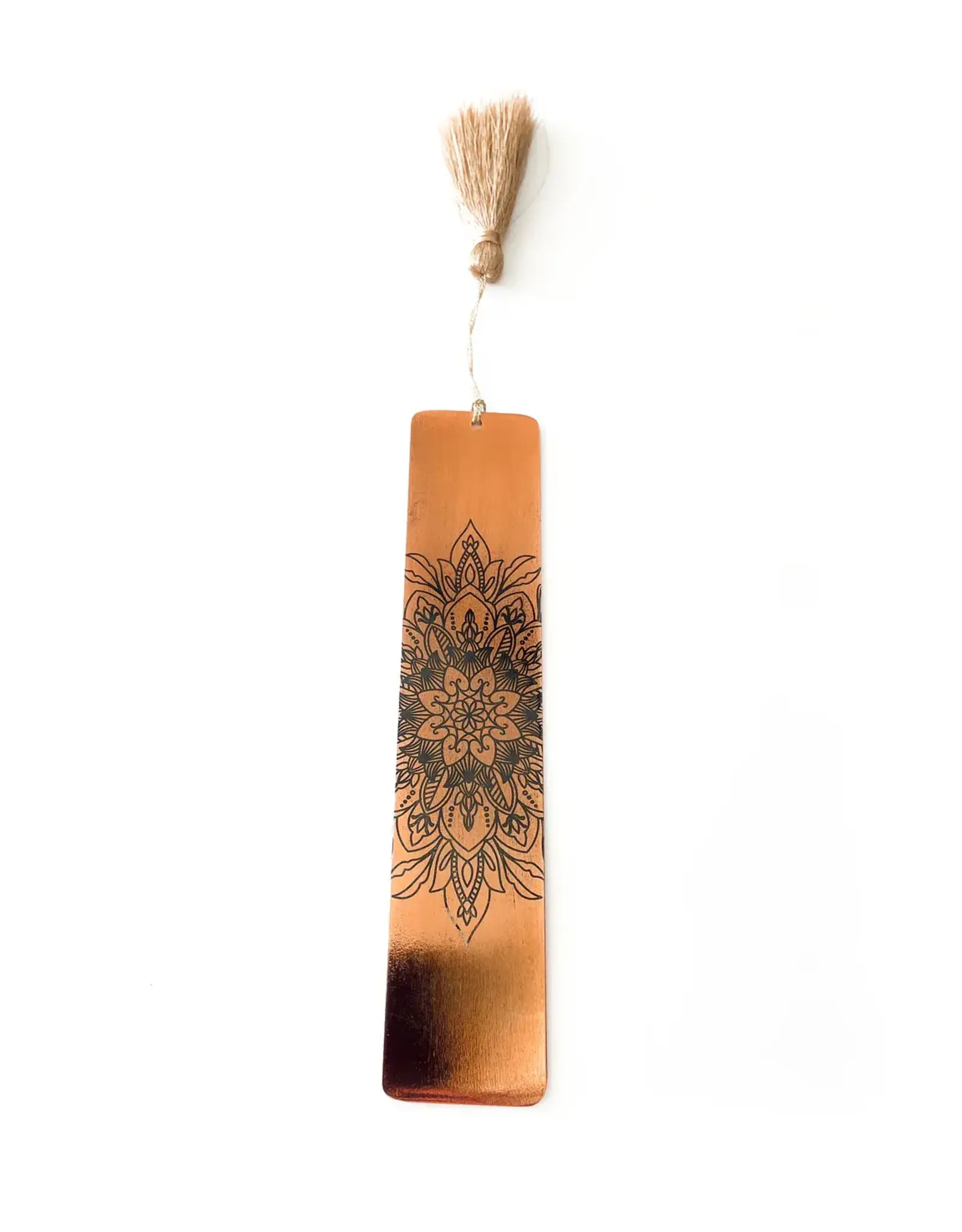 India Bookmark Etched Mandala Copper - India