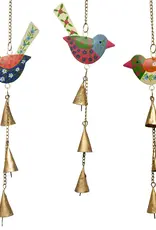 India Wind Chime Blossom Birds  - India