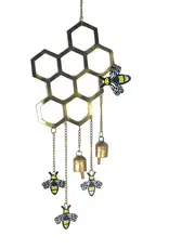 India Wind Chime Honey Bee - India