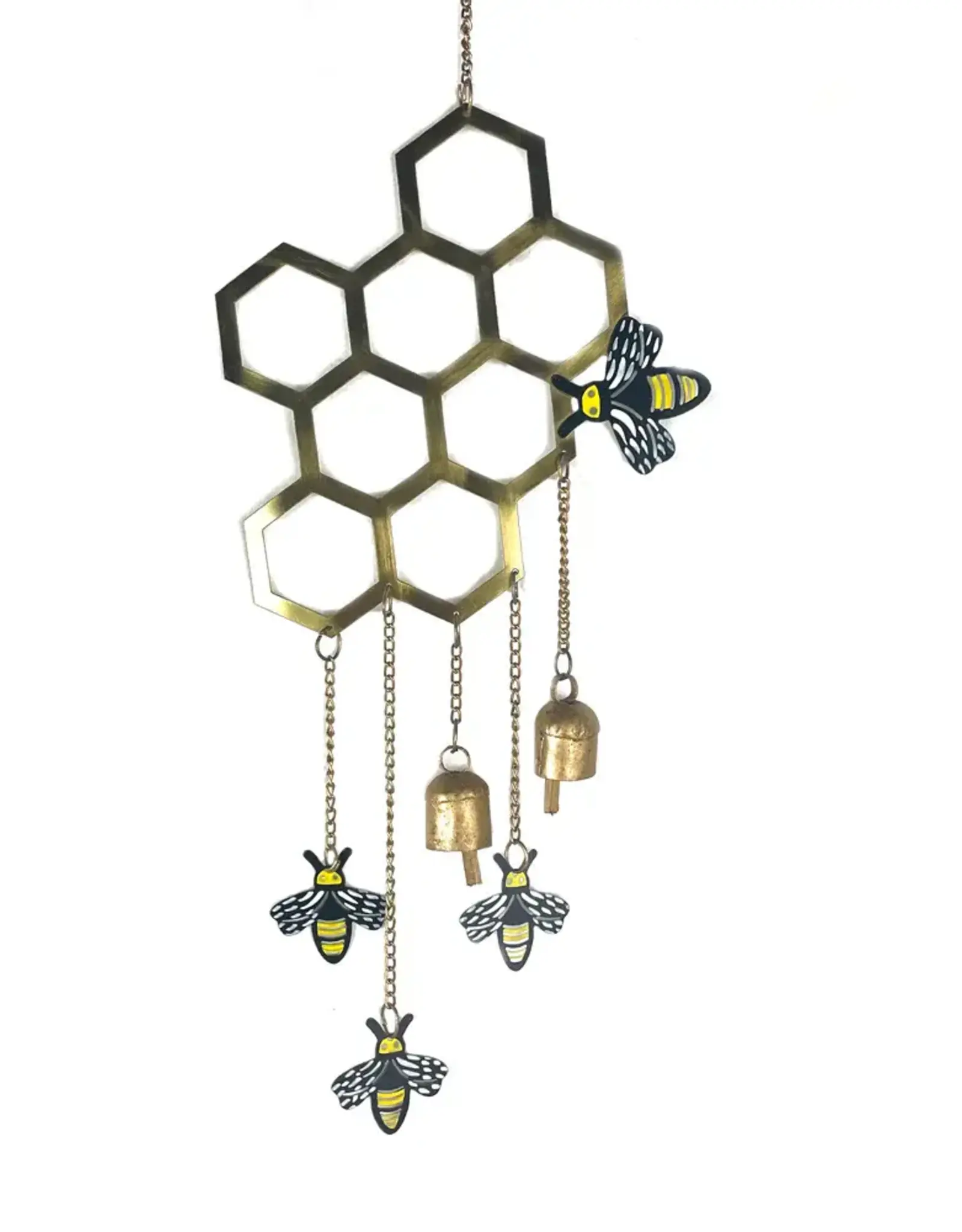 India Wind Chime Honey Bee - India