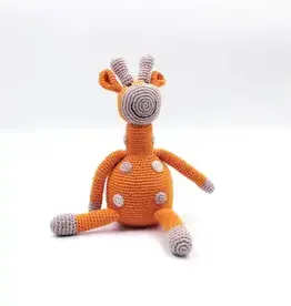 Bangladesh Curious Giraffe Handmade Plush Toy Organic Cotton Crochet - Bangladesh