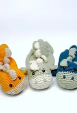 Bangladesh Dinosaur Lovey Handmade Plush Toy Organic Cotton Crochet - Bangladesh