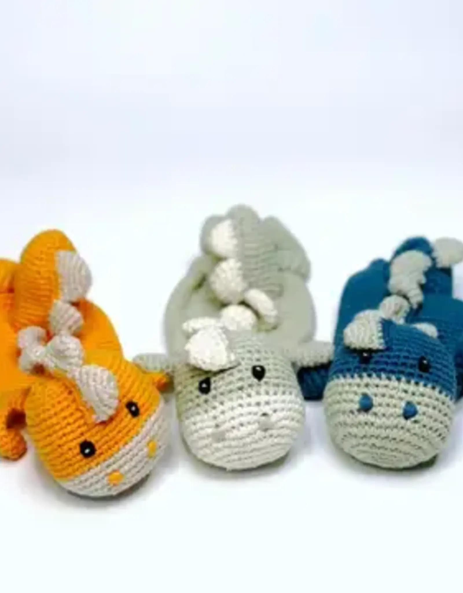 Bangladesh Dinosaur Lovey Handmade Plush Toy Organic Cotton Crochet - Bangladesh