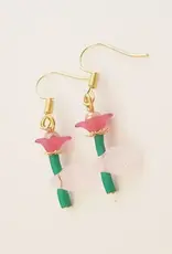 Mexico Earrings Crystal Flower - Mexico